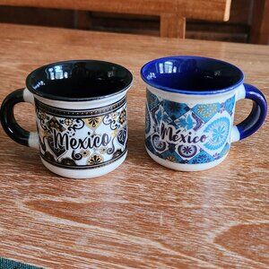 2 small espresso cups from Mexico